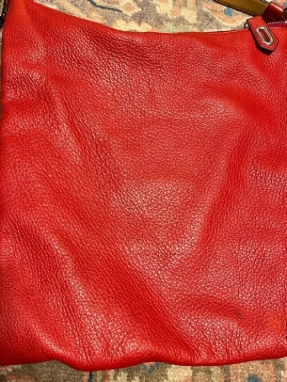 Reed Krakoff Locking Shoulder Crossbody Handbag 2000's Y2K Coach Slouchy